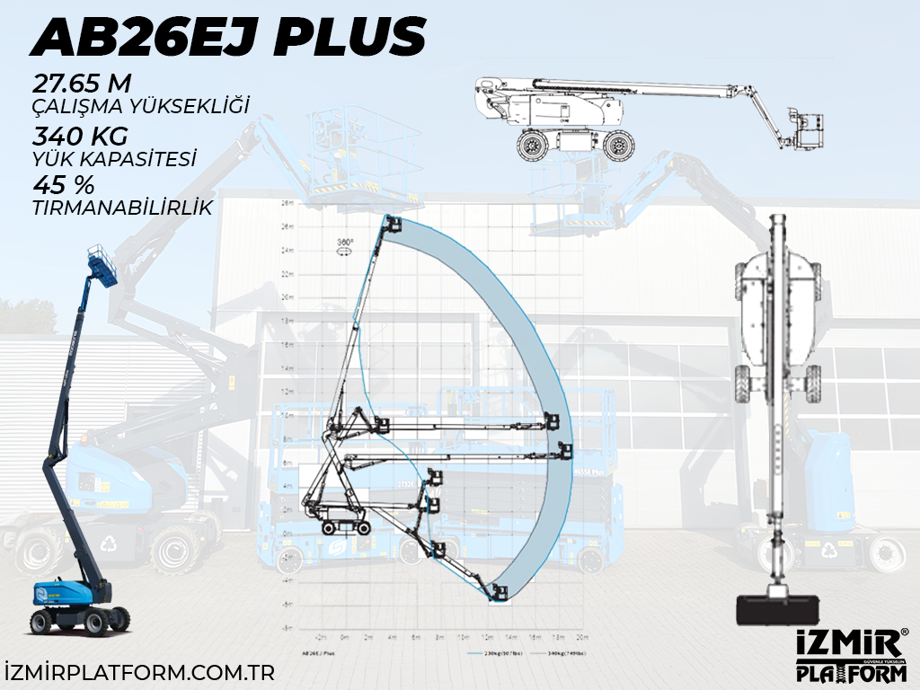 28MT Ak�l� Eklemli Manlift Platform