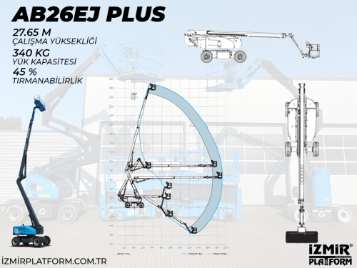 28MT Ak�l� Eklemli Manlift Platform